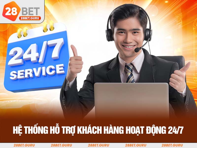 hổ trợ 24/7